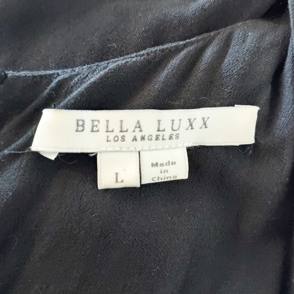 Bella Lux Black Comfy Tent Dress Size Large - Picture 12 of 13